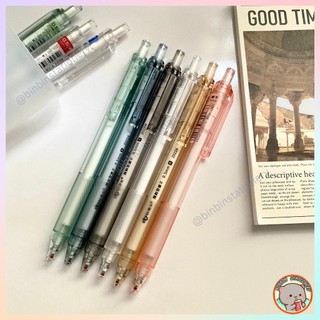  Bút gel Domi thân trong suốt, ngòi 0.5 mm BDM902