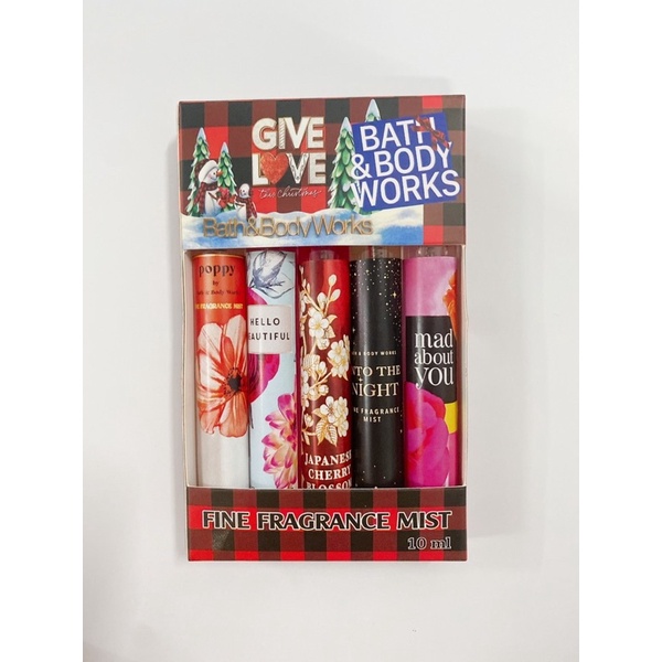 Hộp đựng 5 chai body mist chiết 10ml