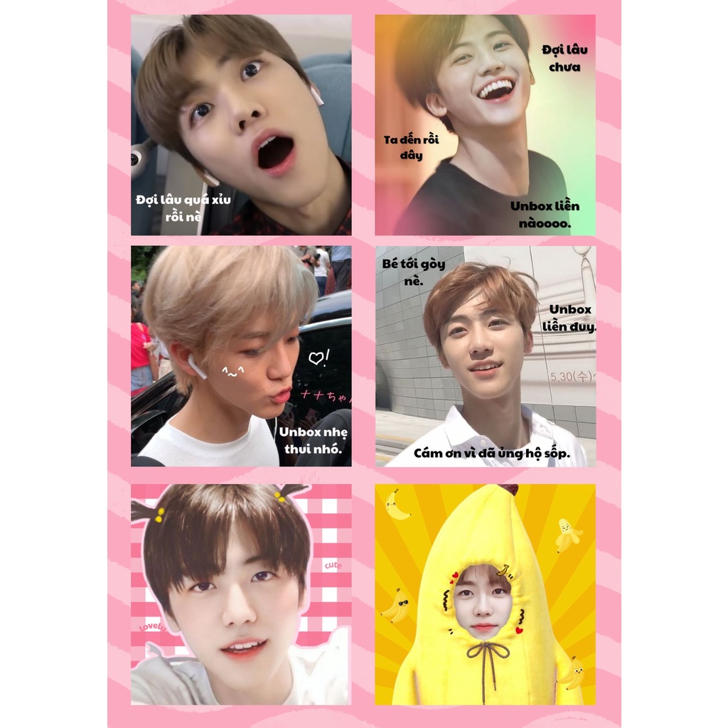 Set sticker, nhãn dán niêm phong Jeamin (NCT)