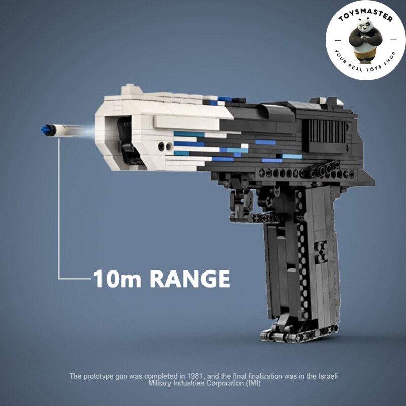 Đồ Chơi Lắp Ráp Kiểu Lego Súng Mô Hình Desert Eagle Black Ice PUBG CSGO Với 900+ Mảnh Ghép, Phiên Bản Của Kevin183