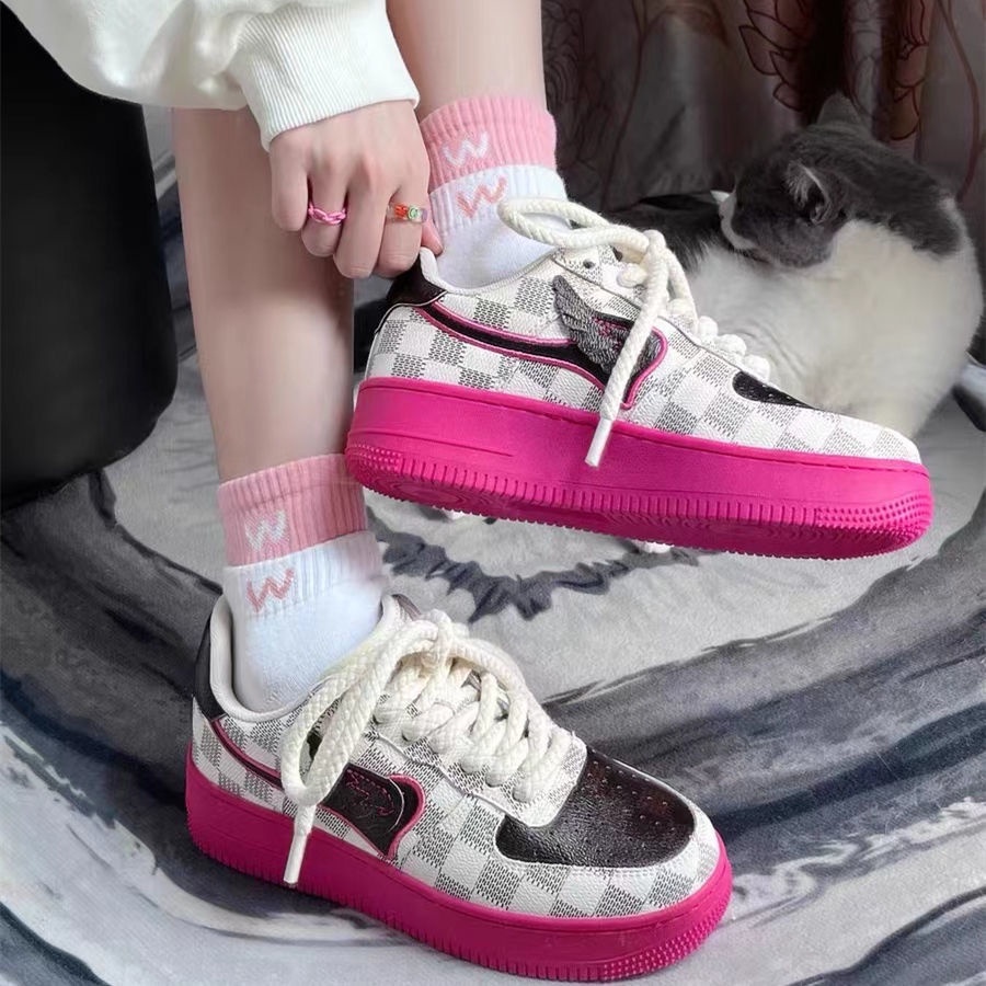 Hàng Mới Về Mới Giày Thể Thao Đế Dày Thời Trang Mùa Thu Cho Nữ