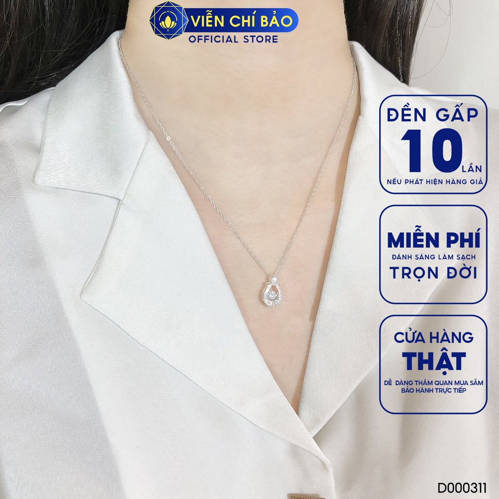 Dây chuyền Alice chất liệu bạc ý 925 thời trang phụ kiện trang sức Viễn Chí Bảo D000311
