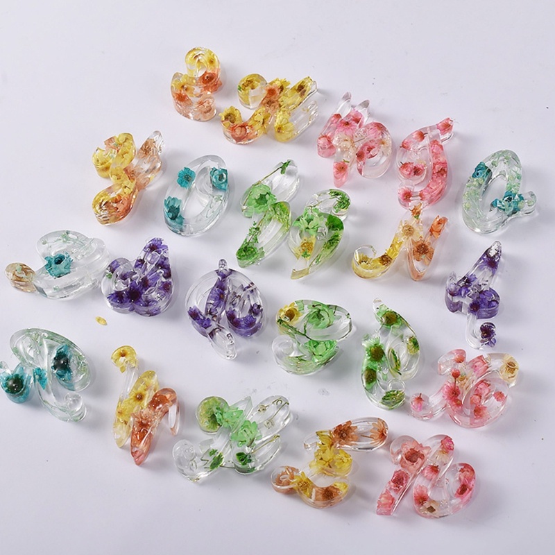 Khuôn Silicone Làm Móc Khóa / Trang Sức Hình Chữ Cái