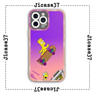 Ốp lưng iphone và samsung xiaomi oppo cạnh vuông Jicase bé bọt biển trượt ván 