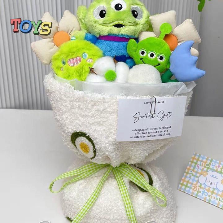 Bó Hoa Kirby Nhồi Bông Dễ Thương Dùng Làm Quà Tặng Cho Bạn Gái