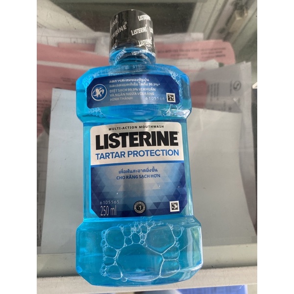 Nước súc miệng ngăn ngừa mảng bám Listerine Tartar Protection 250ml