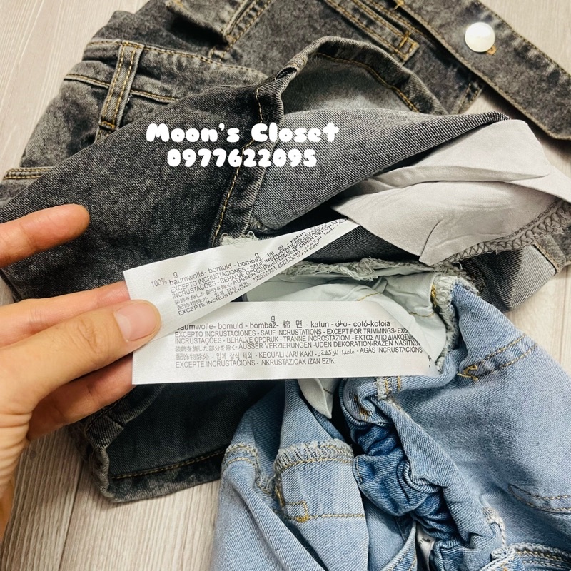 VD- Váy yếm jeans size 2y-6y
