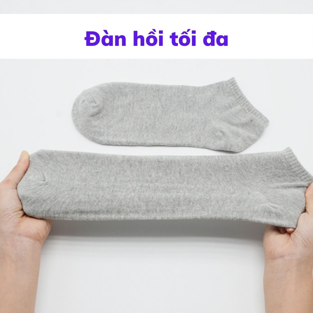 Tất nam cổ trung thấm hút mồ hôi mềm mại thoáng mát JOCOSI T054