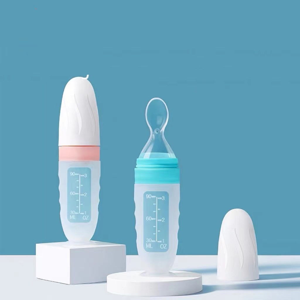 Bình thìa ăn dặm Jubon Silicon Cao Cấp