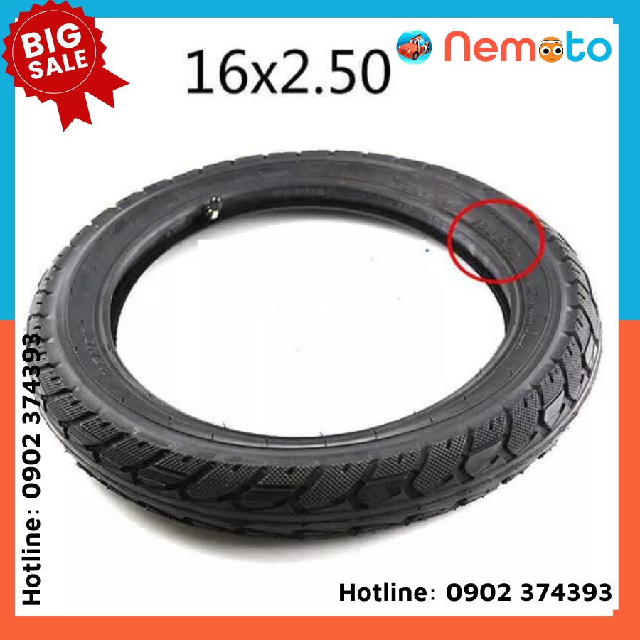 Lốp xe đạp (vỏ xe đạp) size 12-14-16-18-20-24-26inch Casumina, Kenda, Deli Tire