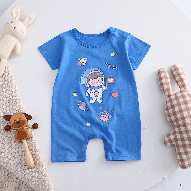 Jumpsuit bodysuit romper Liền Mảnh Vải cotton In Hình Hoạt Hình Cho Các Bé Trai Từ 0-18