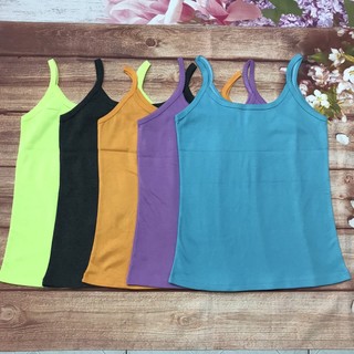 Áo 2 dây nữ dáng ôm nhiều màu vải cotton co giãn fullsize 35kg-65kg