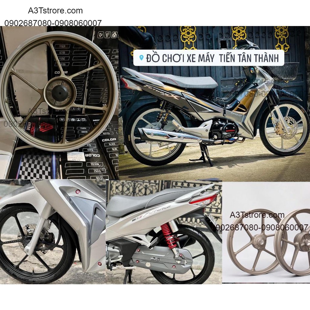 VÀNH MÂM ĐÚC  WAVE 125  / FUTURE fuled / WAVE DREAM