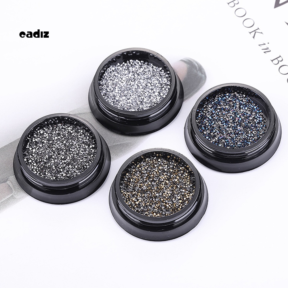 Hộp Phụ Kiện Đá Lấp Lánh Trang Trí Móng Nghệ Thuật