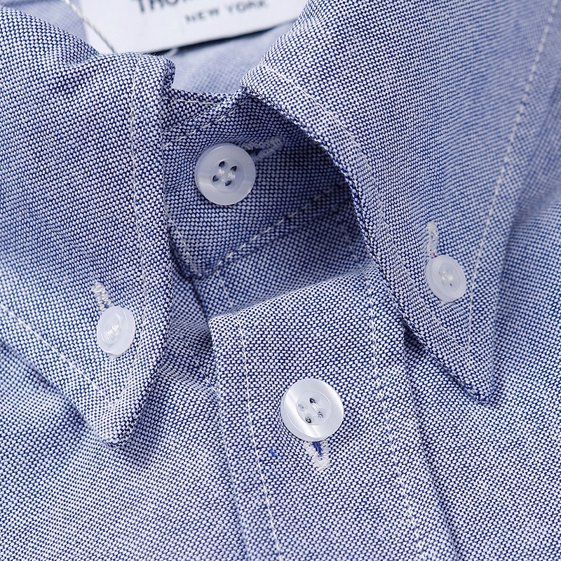 ❤️❤️[Hàng Sẵn Sàng & Hàng]❤️❤️ Áo Sơ Mi Tay Dài Dáng Rộng Thêu LOGO THOM BROWNE Tùy Chỉnh Thời Trang Cho Nam Và Nữ 2022 Mới | BigBuy360 - bigbuy360.vn