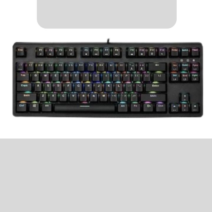 Bàn phím cơ Gaming Edra EK387 RGB LED V2 Bản Nâng Cấp ,(Blue /Brown /Red E-dra Switch )