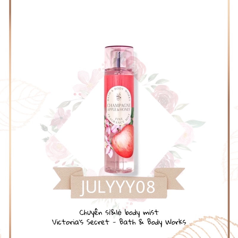 Xịt Thơm Toàn Thân Body Mist Bath and Body Works  236ml - Freeship +jɥȽÿ08+