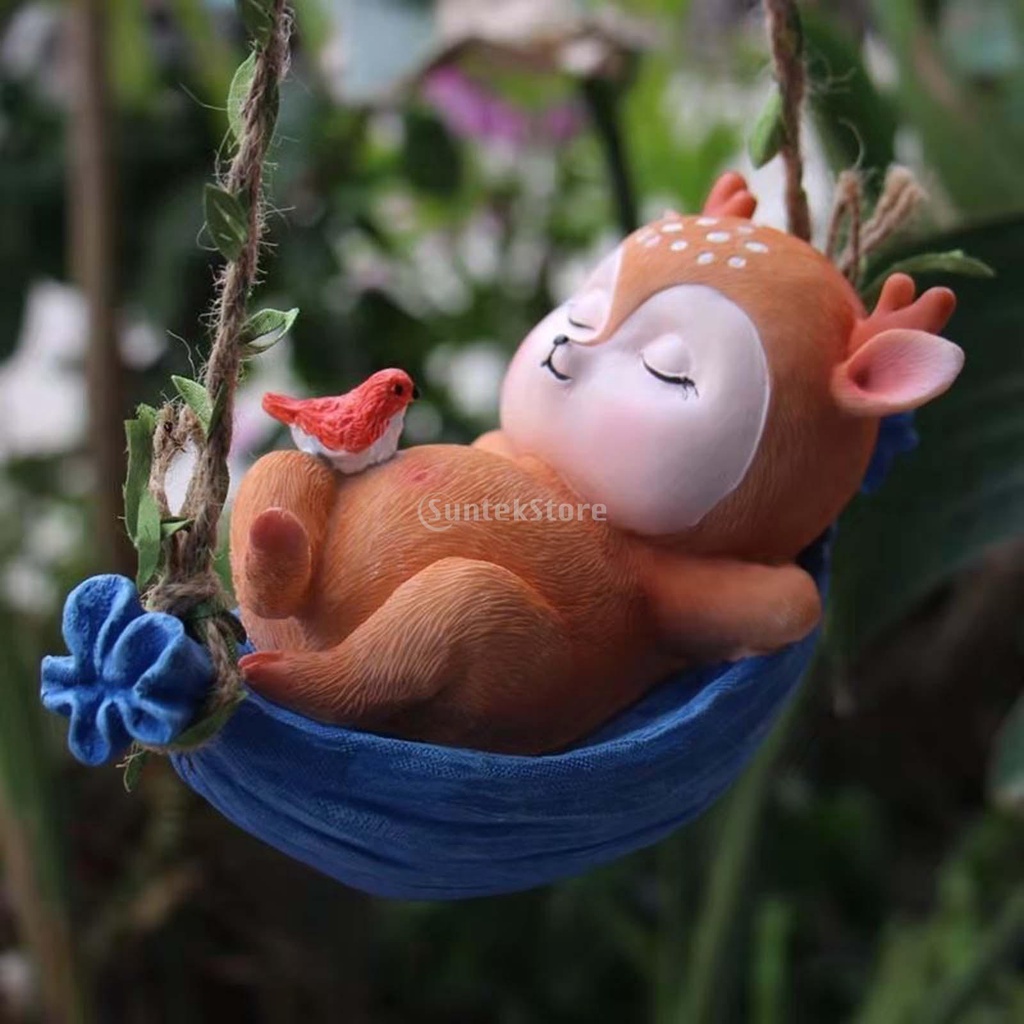Tượng Thỏ Dễ Thương Treo Trang Trí Trong Nhà Và Ngoài Trời