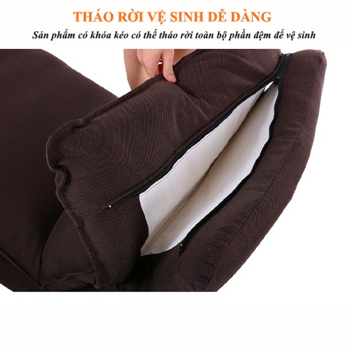 (HÀNG MỚI) Ghế Lười, Ghế Sofa Thư Giãn Phong Cách Nhật Bản Hiện Đại Tặng Kèm Đôn Ghế | BigBuy360 - bigbuy360.vn