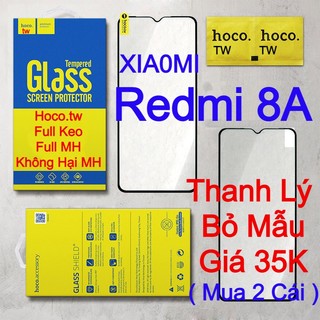 Kính cường lực cho Xiaomi Redmi 8A hiệu Hoco.tw Full keo Full MH