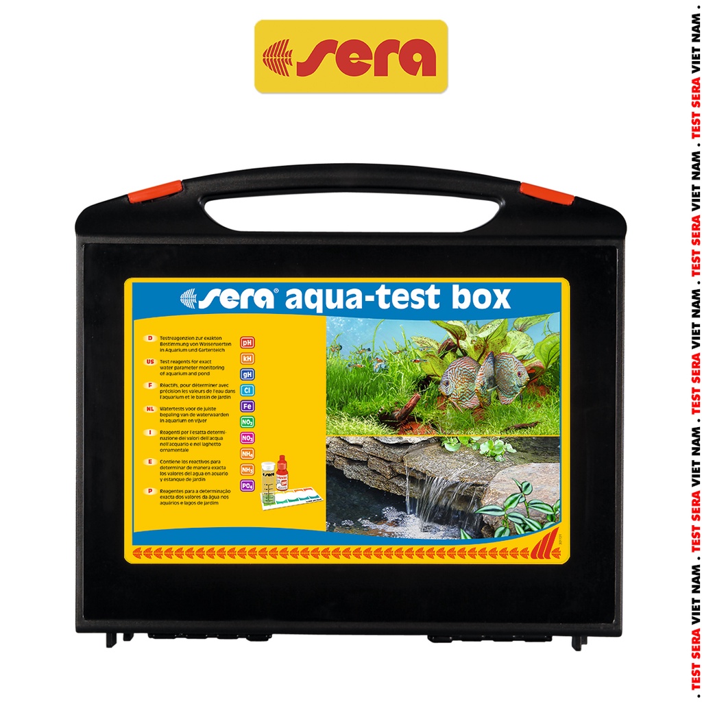 [TEST SERA] Bộ test 9 Chỉ tiêu – Sera Aqua-test Box (Clo)