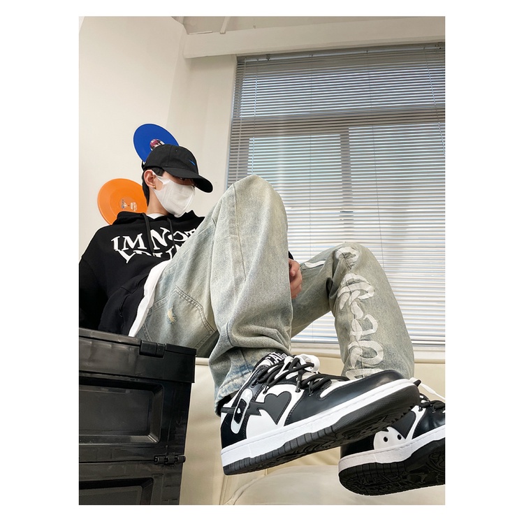 Giày Cat & Sofa Chính Hãng 🔴SIMPLE SNEAKER🔴 Giày Sneaker Cat Sofa Dunk Black Phong Cách Đường Phố