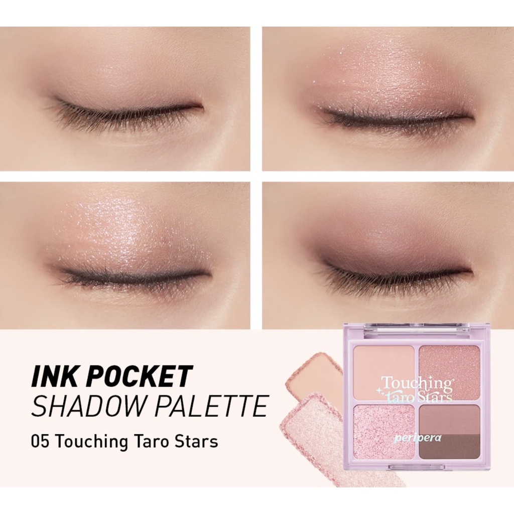 Phấn Mắt 4 Ô Peripera Ink Pocket Shadow Palette