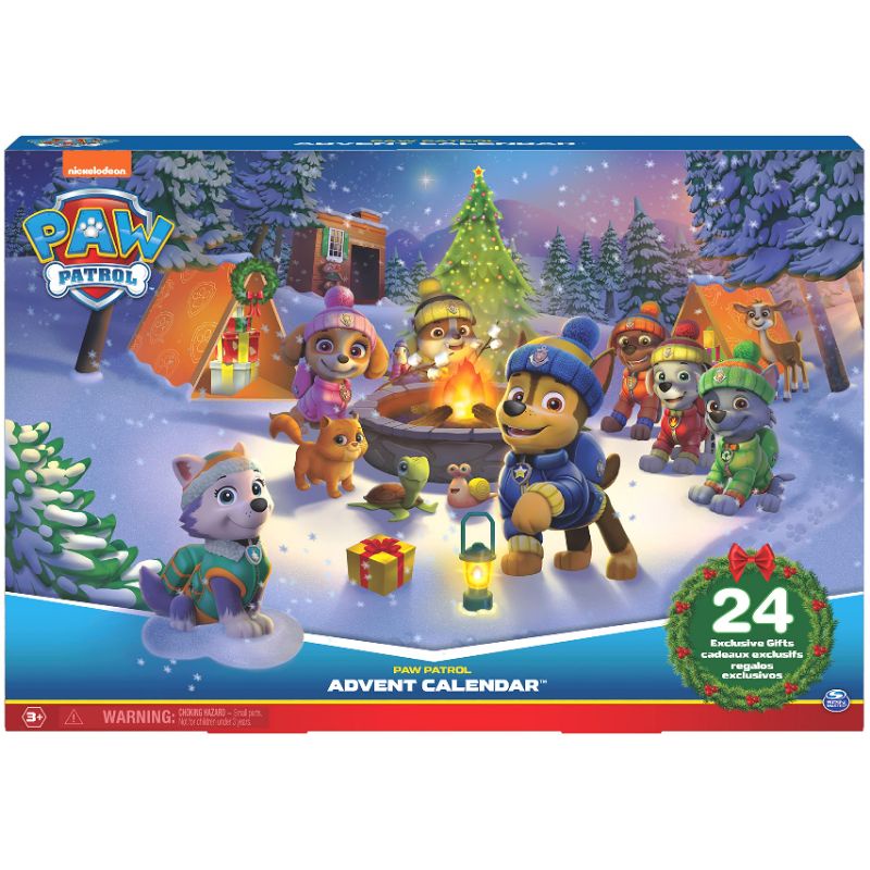 Đồ Chơi Hộp Quà Lịch PAW Patrol 2022 Advent Calendar