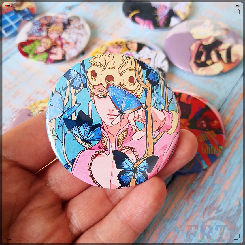 ❣️1 Huy Hiệu Anime Jojo 'S Bizarre Adventure 58MM❣️ Ghim Cài Áo Hình Anime 9 Kiểu