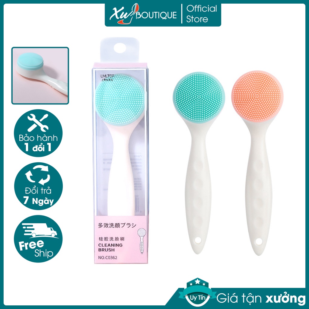 Cây Massage Rửa Mặt LMLTop Đầu Silicon Mềm Mịn