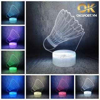 Đèn Led hình quả cầu lông 3D, 16 màu có điều khiển từ xa (sạc cổng USB hoặc lắp pin tiện lợi)