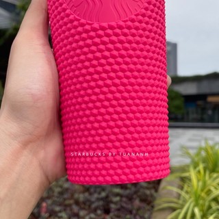 [Chính hãng] Ly Starbucks Studded Matte Ruby Pink 710ml