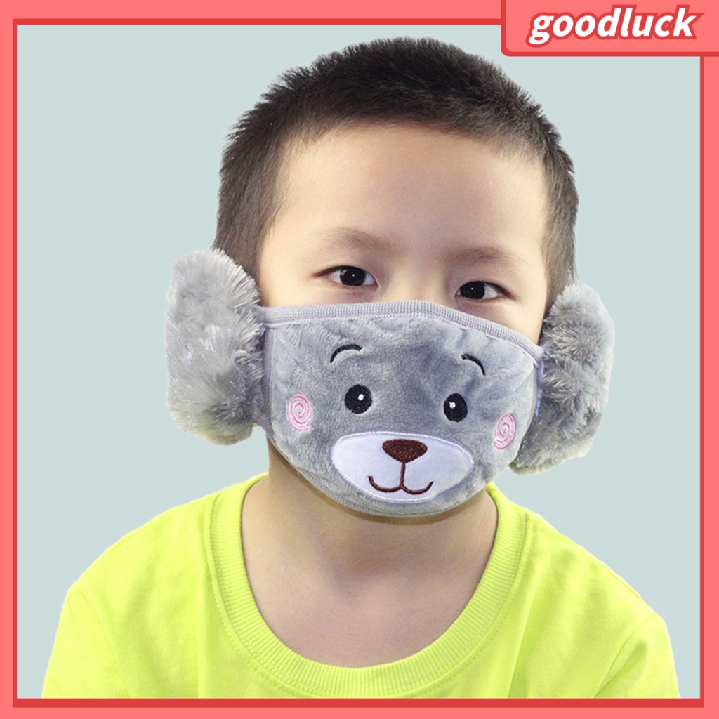 Khẩu Trang Bông Che Tai Chống Bụi Bảo Vệ Cho Bé