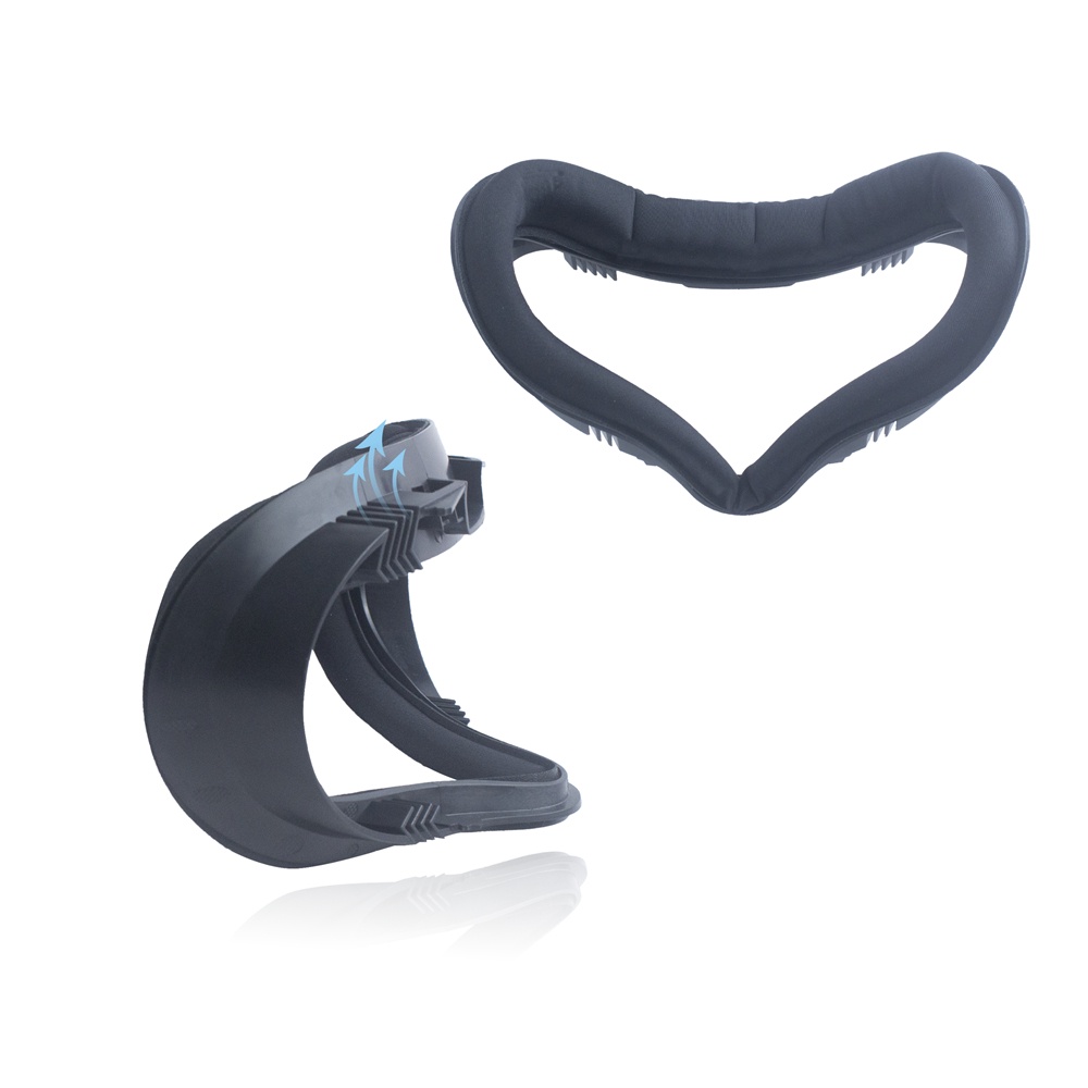 Dành Cho Oculus Quest 2 VR Tai Nghe Mặt Đệm Bao Chân Đế Bảo Vệ Miếng Lót Mắt Cho Quest2 VR Kính Phụ 