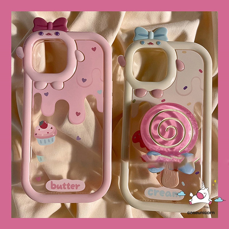 Giá Đỡ Điện Thoại Hình Kẹo Mút Phong Cách Hàn Quốc Dễ Thương