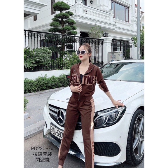 Bộ thể thao kéo khoá umi mẫu mới