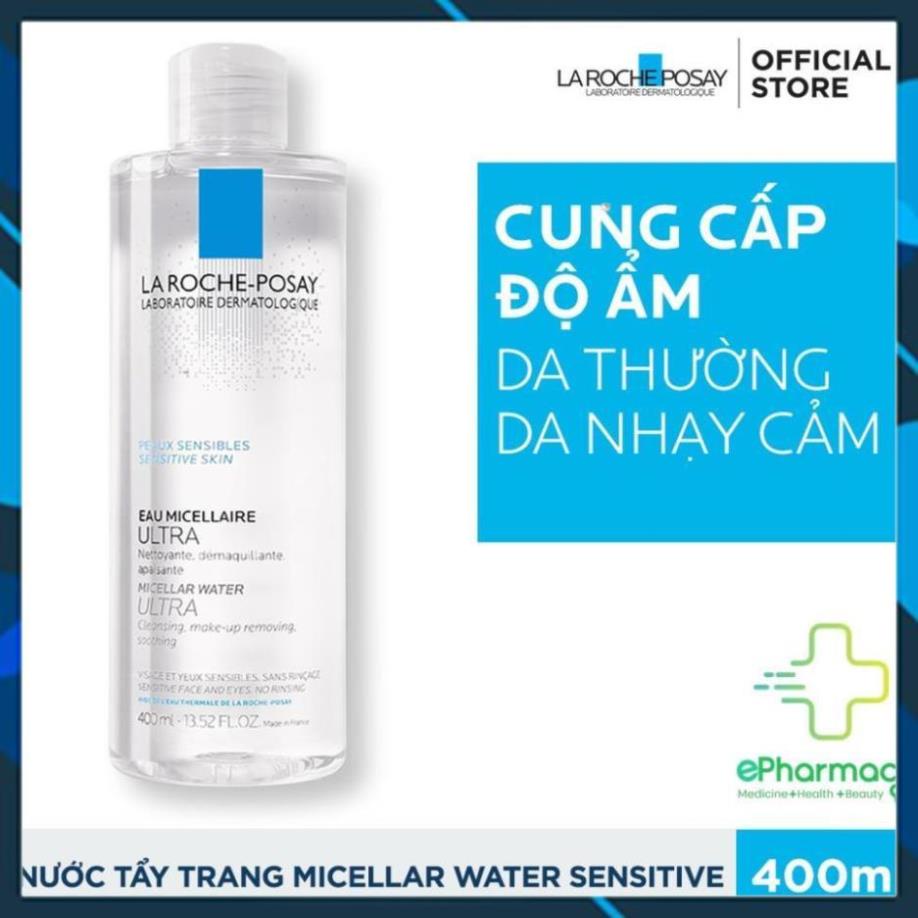 Nước tẩy trang la roche posay 400ml chính hãng dành cho da dầu và da nhậy cảm