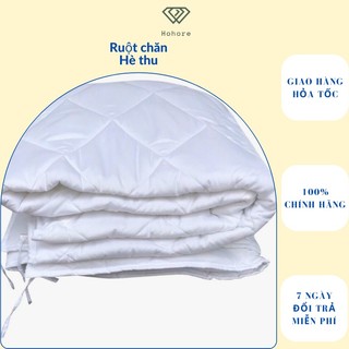 Ruột chăn hè thu Hohore chăn chần bông mỏng nguyên tấm giặt không đùn bông, kích thước 1m6 x 2m/ m8x2m/2m2x2m/2m4x2m2