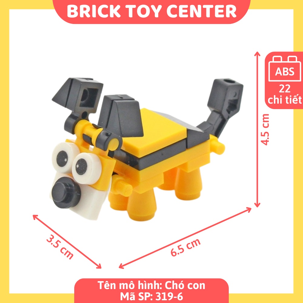 Đồ chơi trẻ em lắp rắp DIY bộ sưu tập động vật dễ thương cho bé thông minh sáng tạo