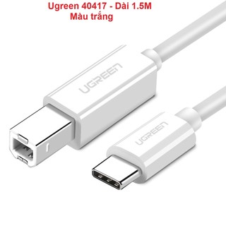 Cáp USB-C to USB-B 2.0  (  1.5M Ugreen 40417 / 2m  Ugreen 50446  )