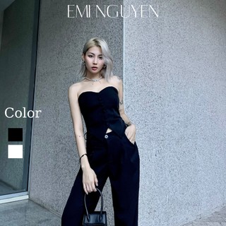 Áo Ống Cúp Ngực Croptop Dáng Gile EmiNguyen