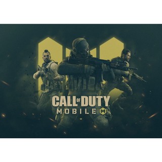 Poster game call of duty phong cách retro