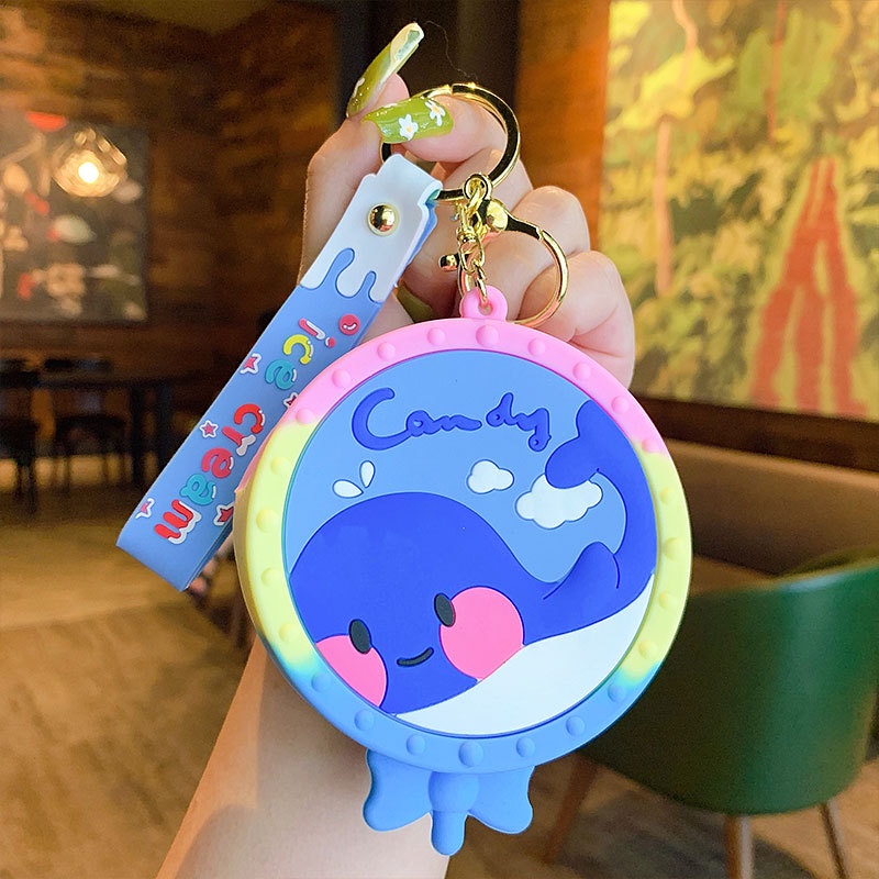 Hoạt Hình Túi Đựng Tiền Xu / Tai Nghe Họa Tiết Bong Bóng Dễ Thương