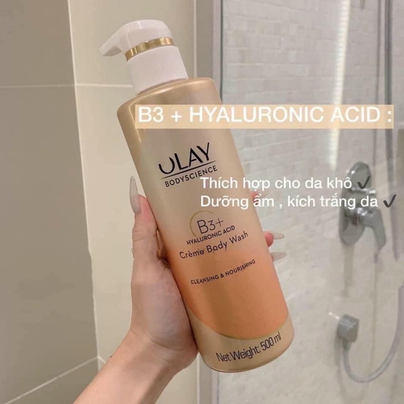 Sữa Tắm Olay Thái Lan Dưỡng Da Trắng Sáng Mềm Mịn