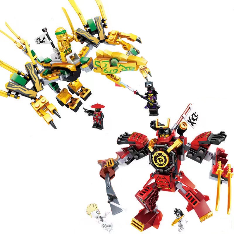 Đồ Chơi Lắp Ráp Rô Bốt Ninja X Samurai Độc Đáo