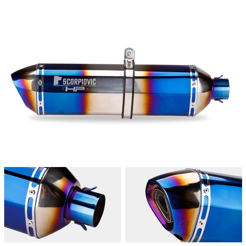 Ống Pô Giảm Thanh Cho Xe Mô Tô 38-51mm