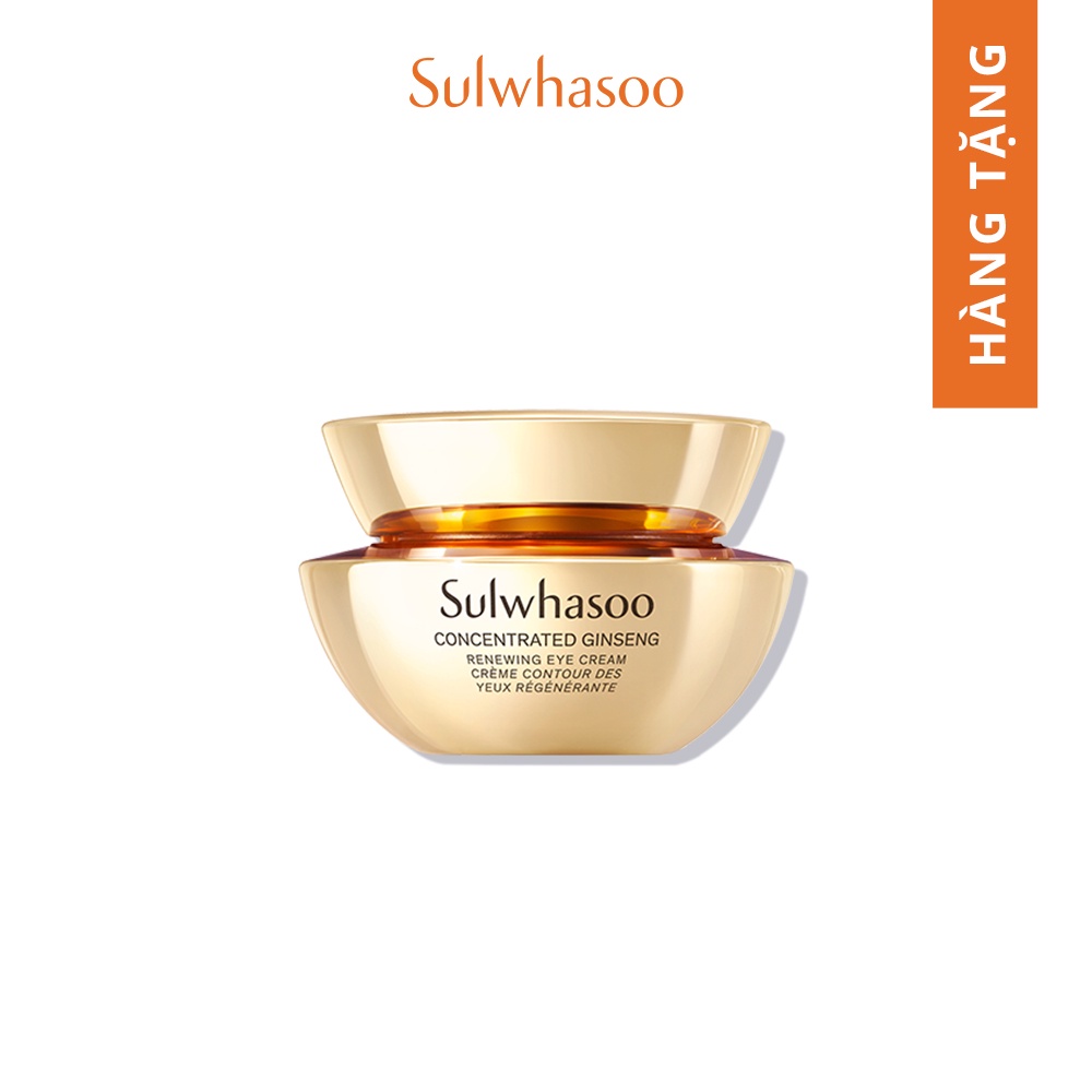 [HB Gift] Kem Dưỡng Mắt Nhân Sâm Ngừa Lão Hóa Và Căng Sáng Rạng Rỡ Sulwhasoo C.G.Renewing Eye Cream 5ml