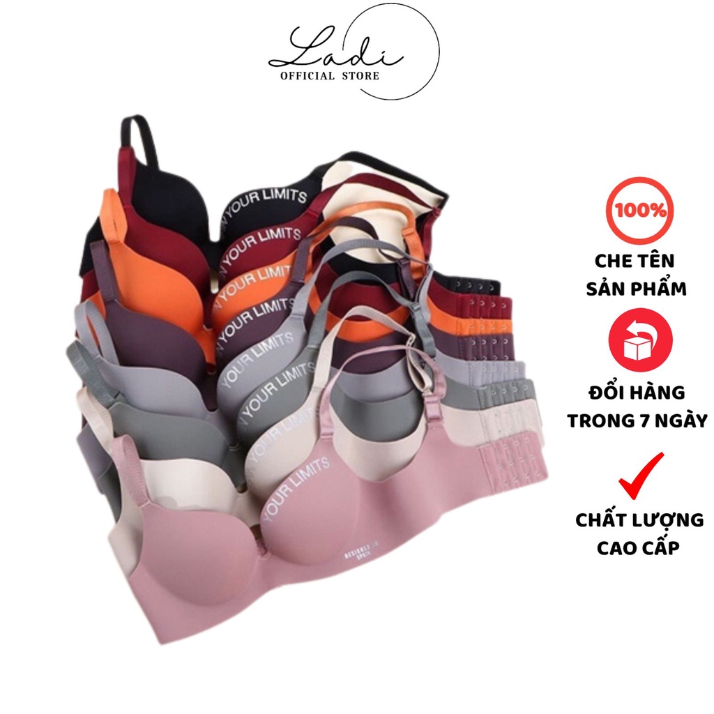 Áo Lót Nữ Đúc Su Xuất Nhật Không Gọng Thiết Kế Mềm Mại Nâng Ngực Ladi-AL09