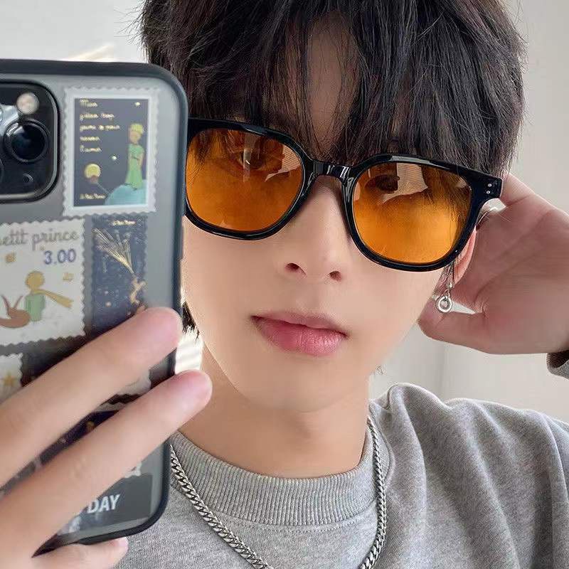 Kính Mát Chống Tia UV400 Thiết Kế Đơn Giản Thời Trang Cho Nữ