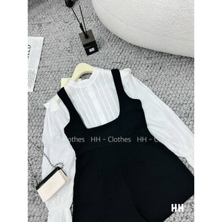 Set bộ jum phối sơmi bèo cổ